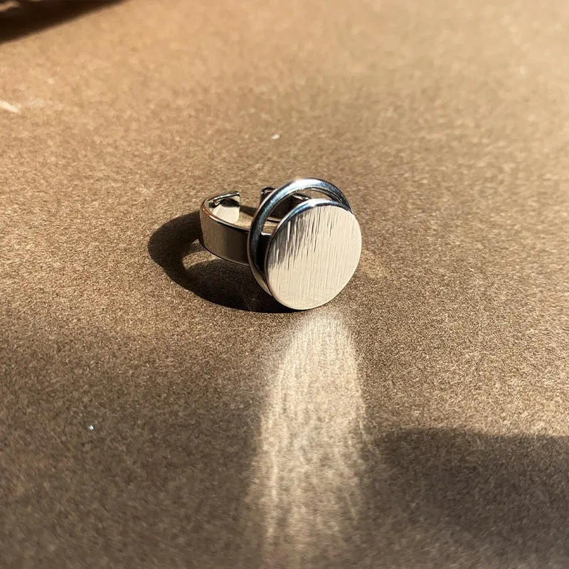 Cool Semi-circle Round Square Open Rings