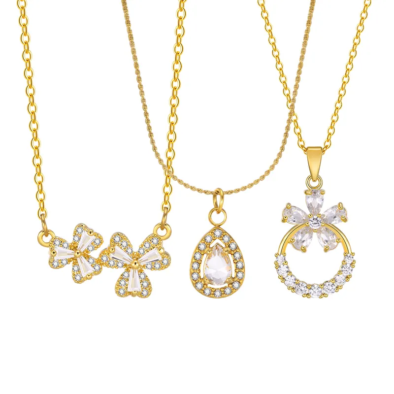 Elegant Alloy Pendant Necklace