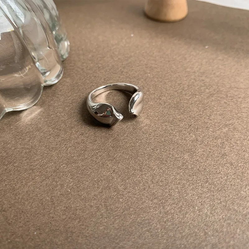 Cool Semi-circle Round Square Open Rings