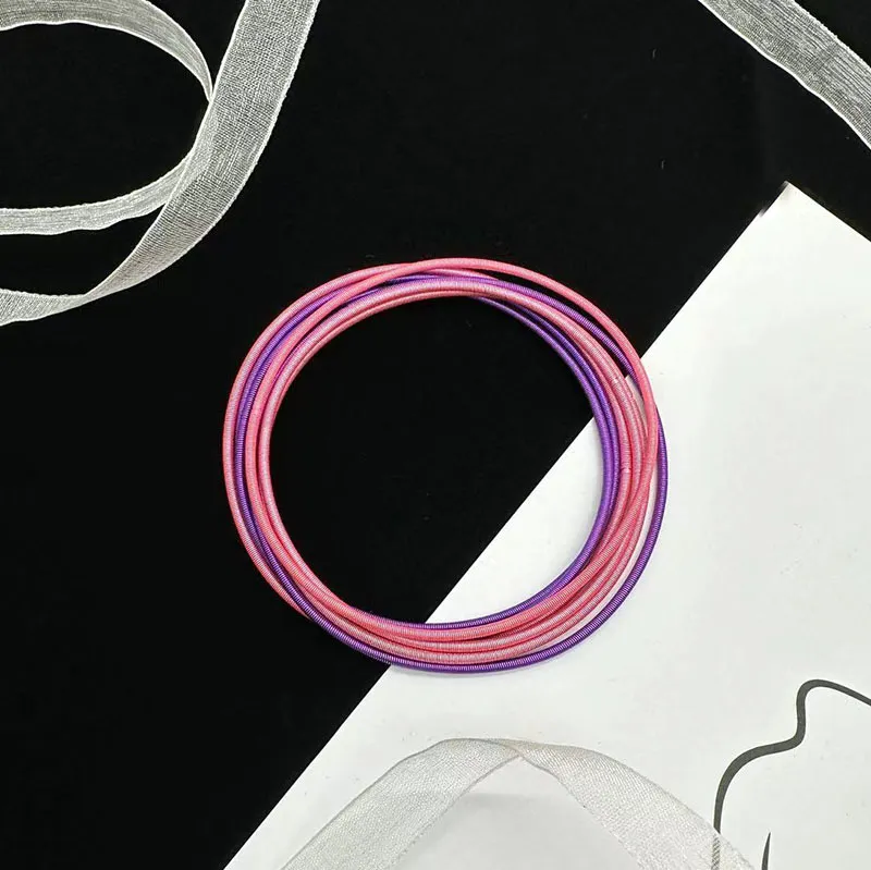 Chic Ribbon-Wrapped Bangles